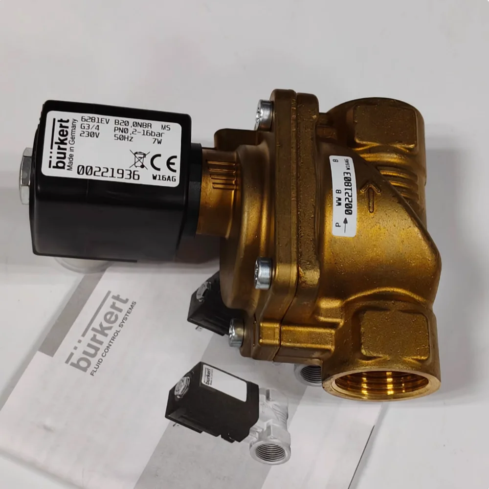 Burkert 00221943 Type 6281 G1 1/4 2/2 Normally Open 00221944 00221945