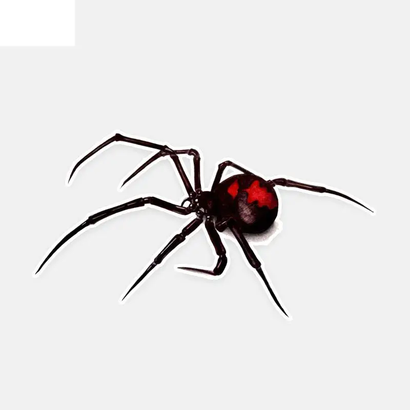 RuleMyLife 13.8*7.5CM Black Widow Spider Decor Car Stickers Personality High Quality 11A0580