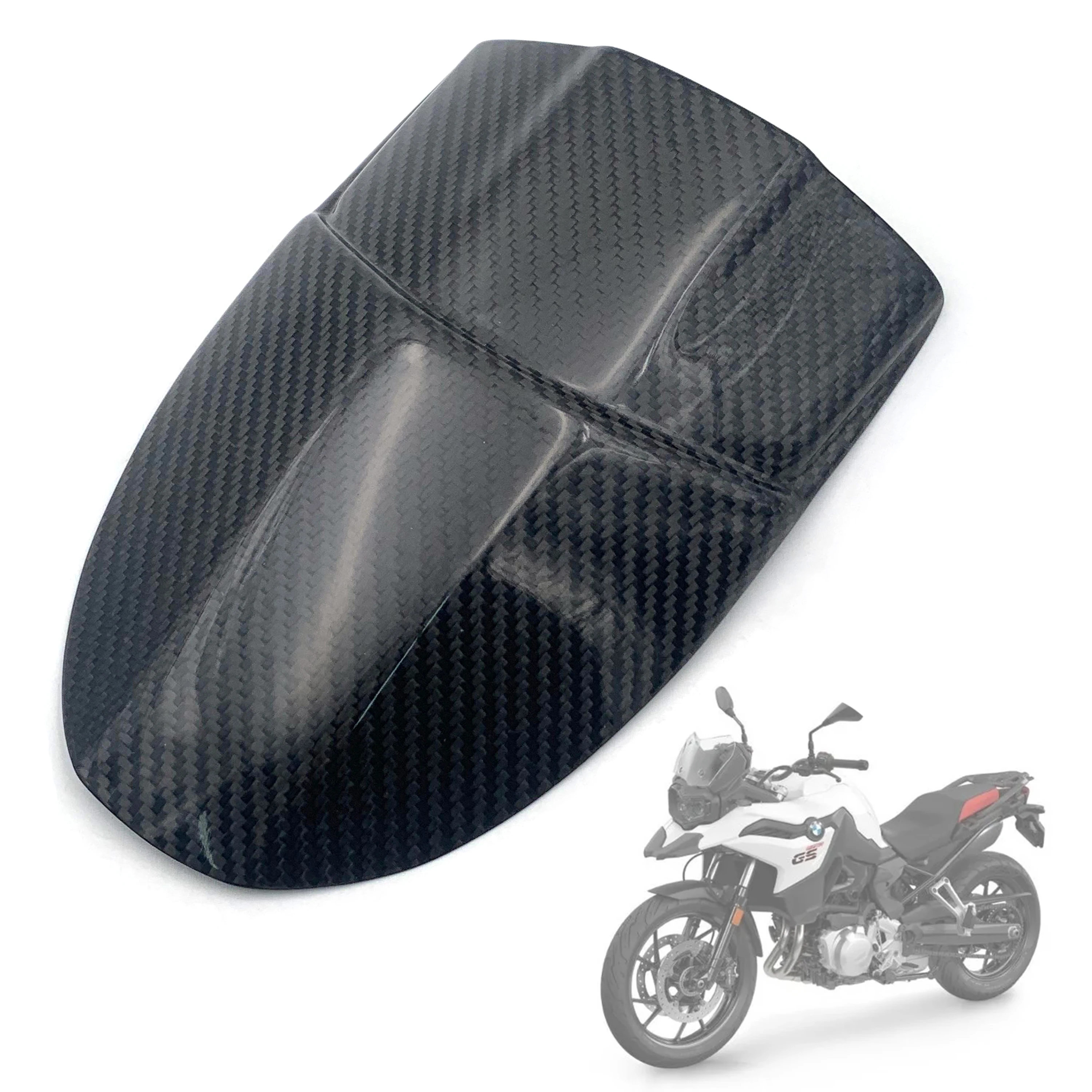 

Motorcycle Real Carbon Fiber Front Fender Extender Fairing Injection Molding Parts Mudguard Splash Guard For BMW F750GS F850GS