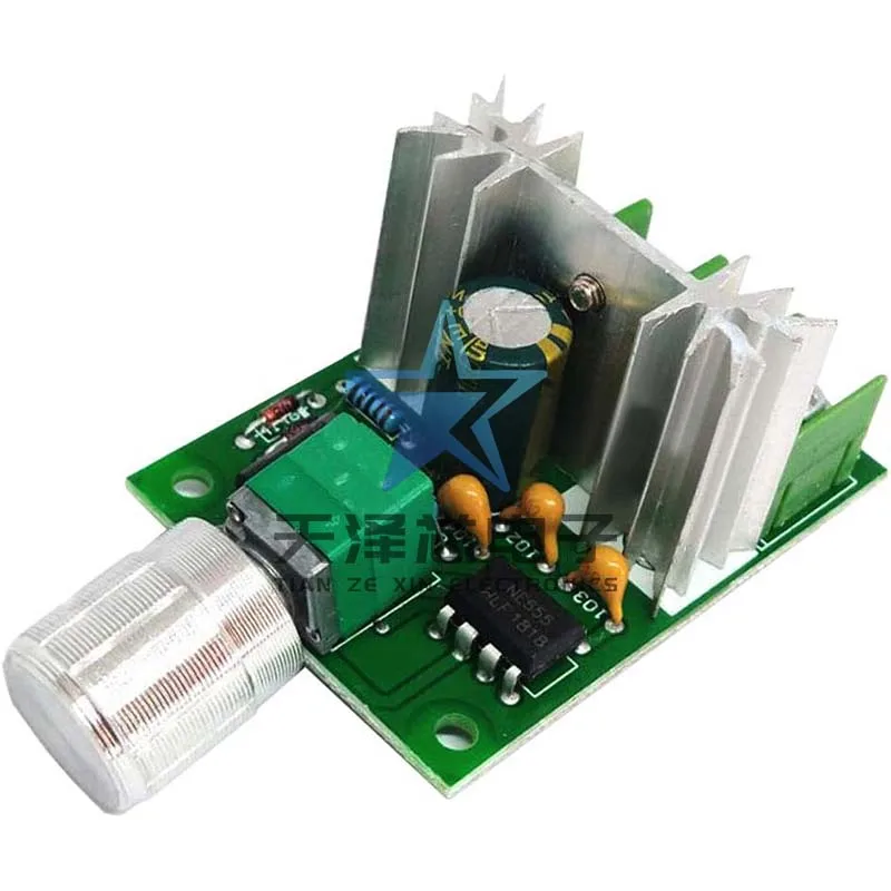 

DC motor fan speed regulator 6V 12V 6A high power PWM stepless speed regulation board speed switch