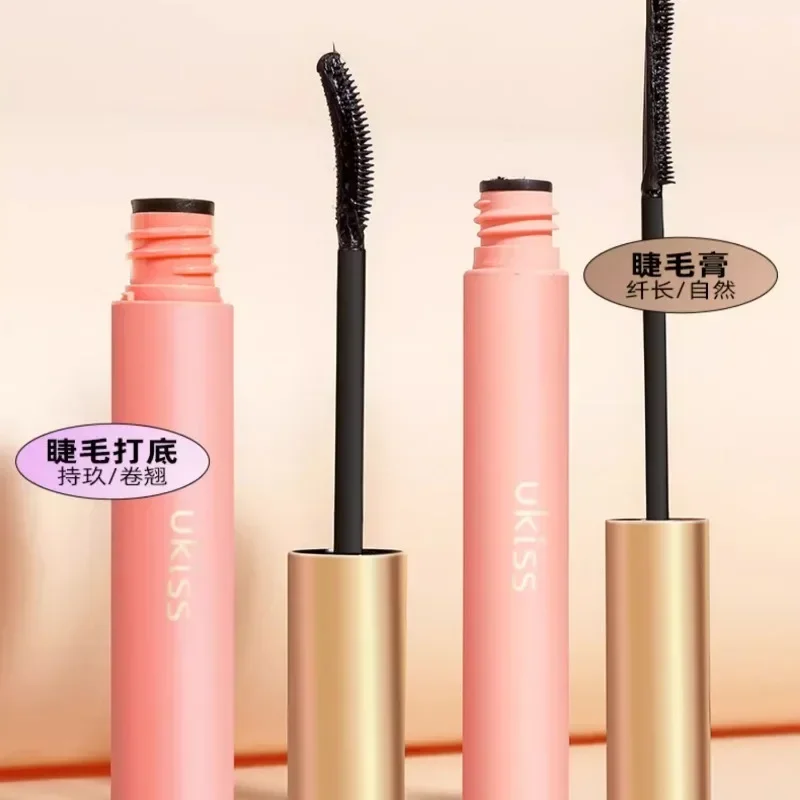 UKISS Original Makeup Mascara Primer Durable Waterproof Design Slender And Thick No Smudging Eyelash Raincoat Fine Comb Type