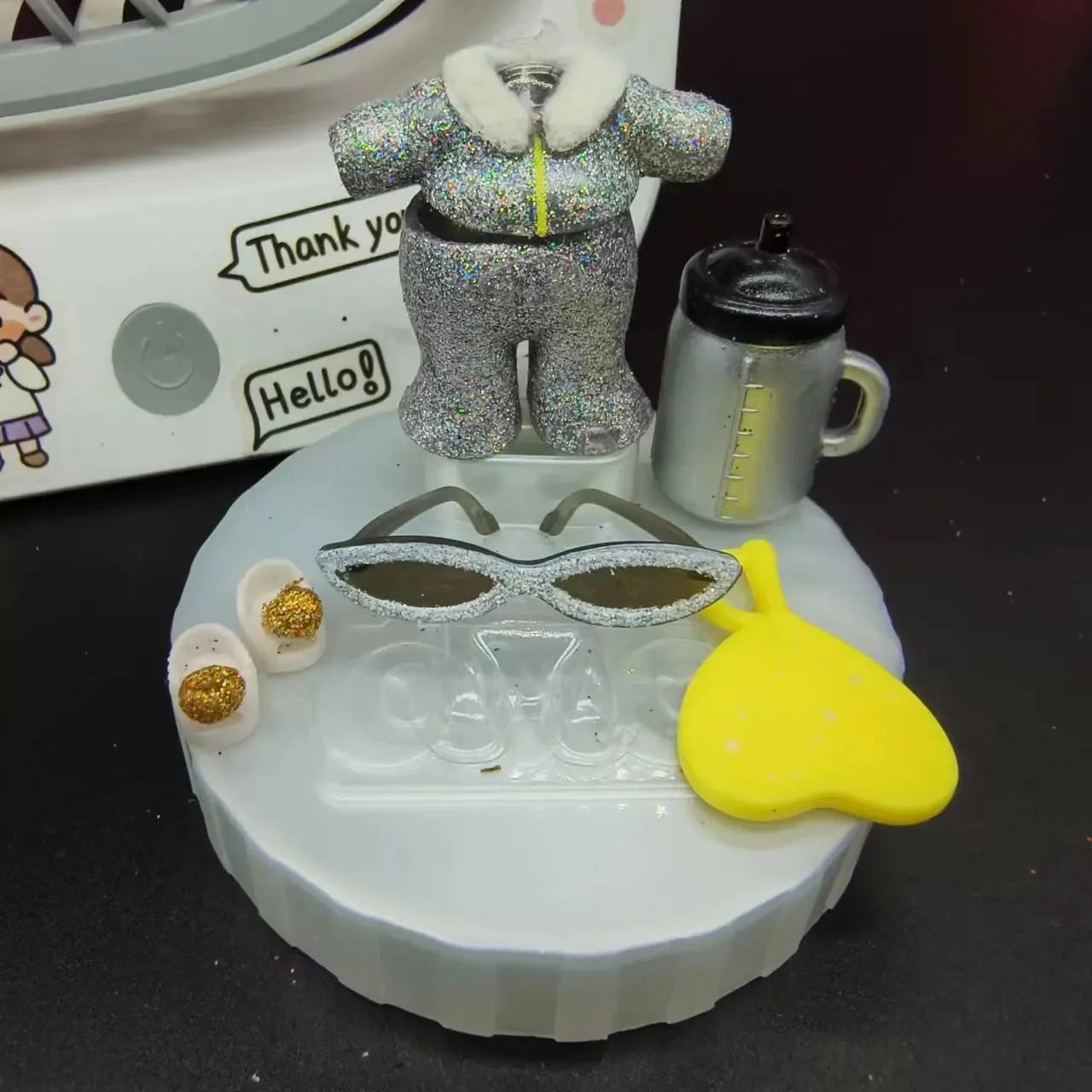 LOL doll accessories set doll doll DIY accessories including doll clothes, shoes, glasses, milk bottle accessories