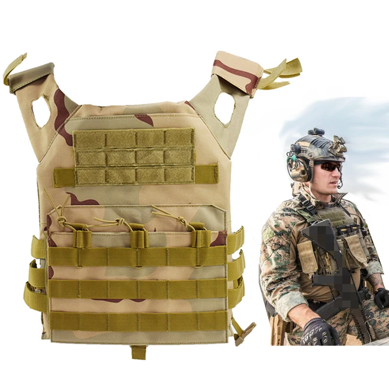 Tactical High Quality Outdoor Vest Multi-functional Camouflage Army Molle Vest For Military Fans And CS