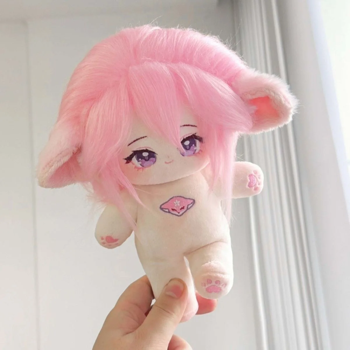 La nouvelle poupée en coton Genshin Impact huit Shenzi lourd de 20 cm est mignonne autour du cosplay