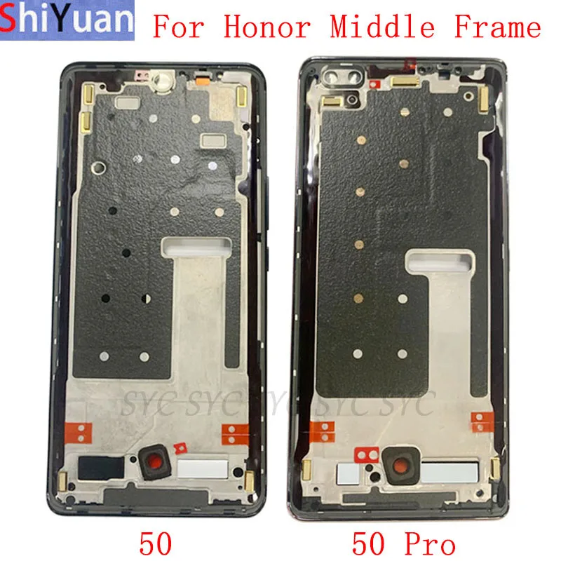 

Housing Middle Frame LCD Bezel Plate Panel Chassis For Huawei Honor 50 Pro Phone Metal LCD Frame Replacement Parts