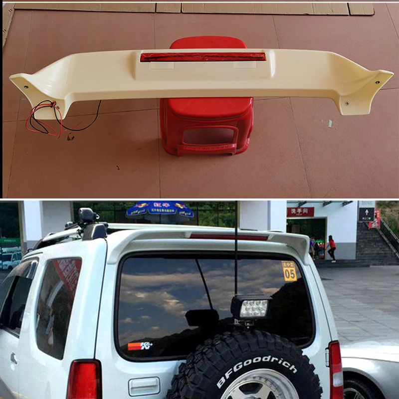 For Suzuki Jimny 2007--2016 Year Roof Spoiler Factory Style Rear Wing Body Kit Accessories ABS Plastic