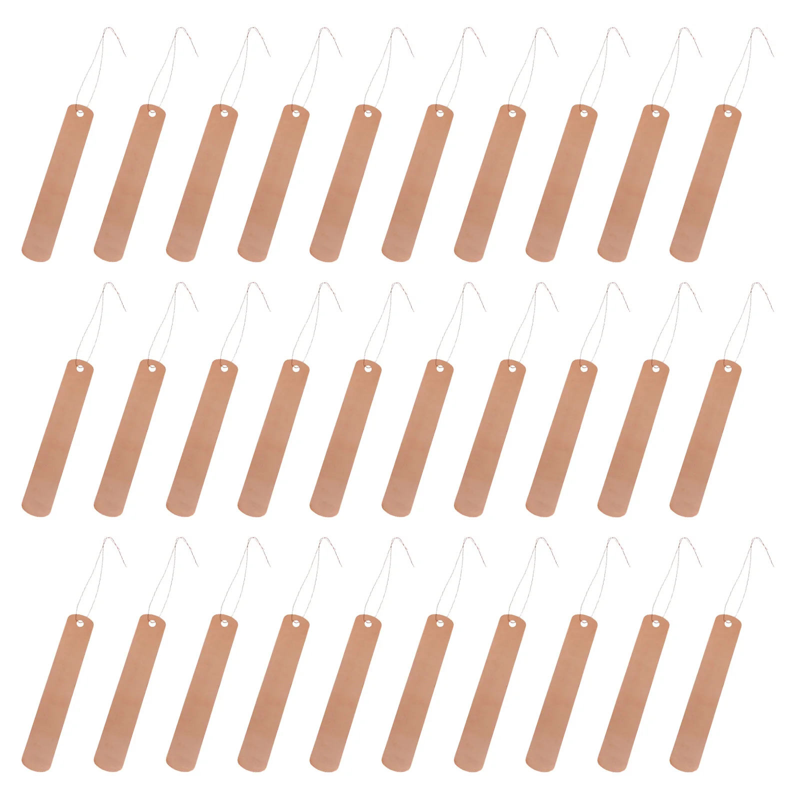 

30 Sets Nursery Copper Flower Card Planter Signs for Pots Outdoors Round Labels