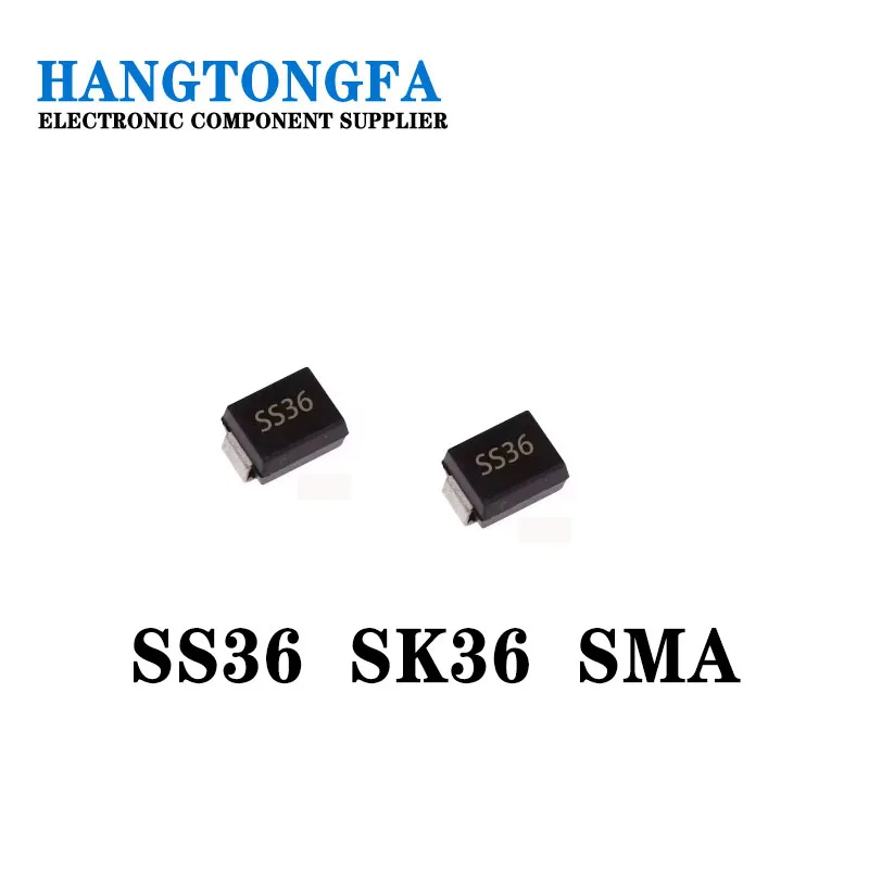 100PCS DIODE SK36 SS36  SMD SMA NEW IN STOCK  SK36 SMA  Hot Sal