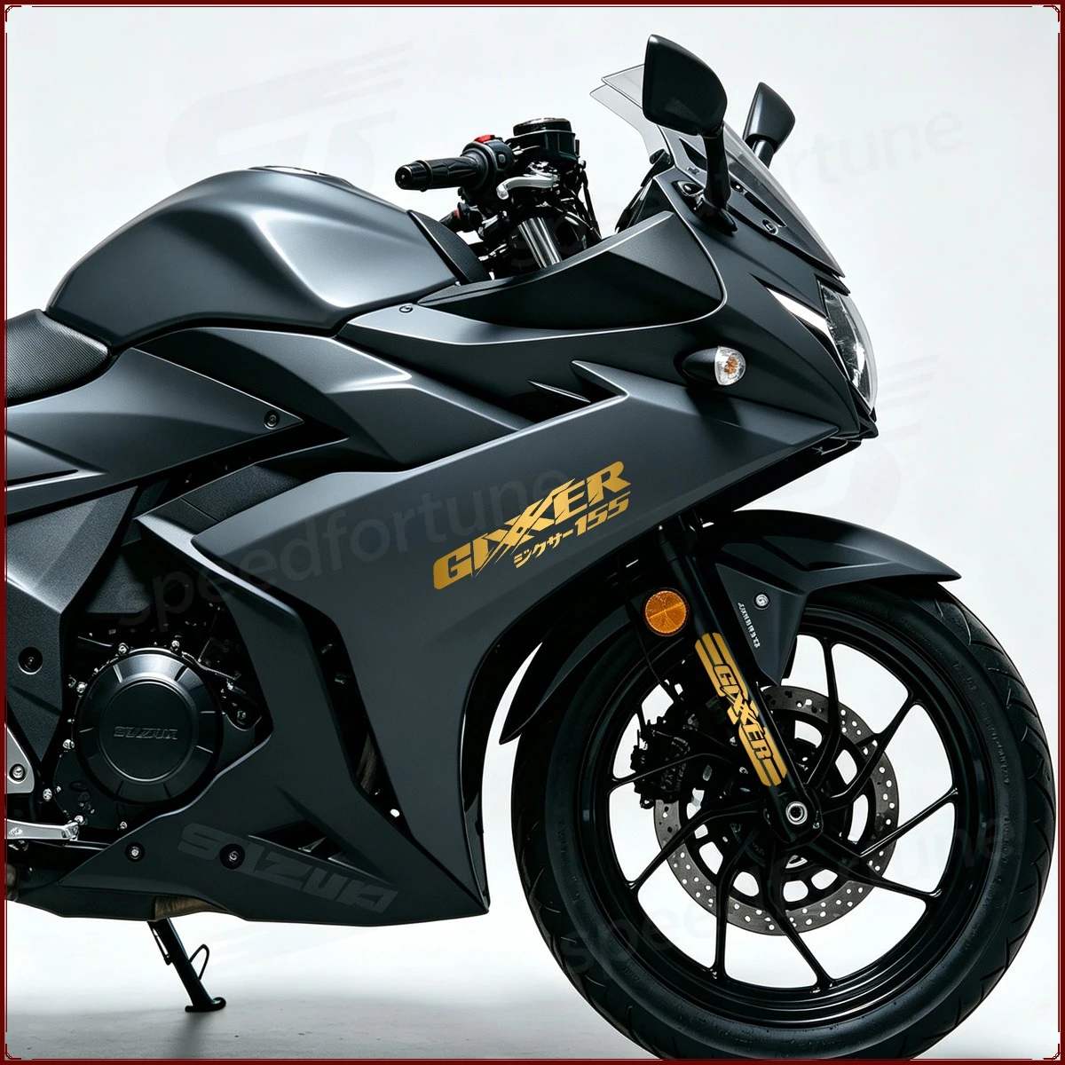 GIXXER 155 Motorcycle Body Vinyl Decal Sticker Waterproof Durable Multi‑Color Optional Fairing Side Panel Decor Mod Accessories