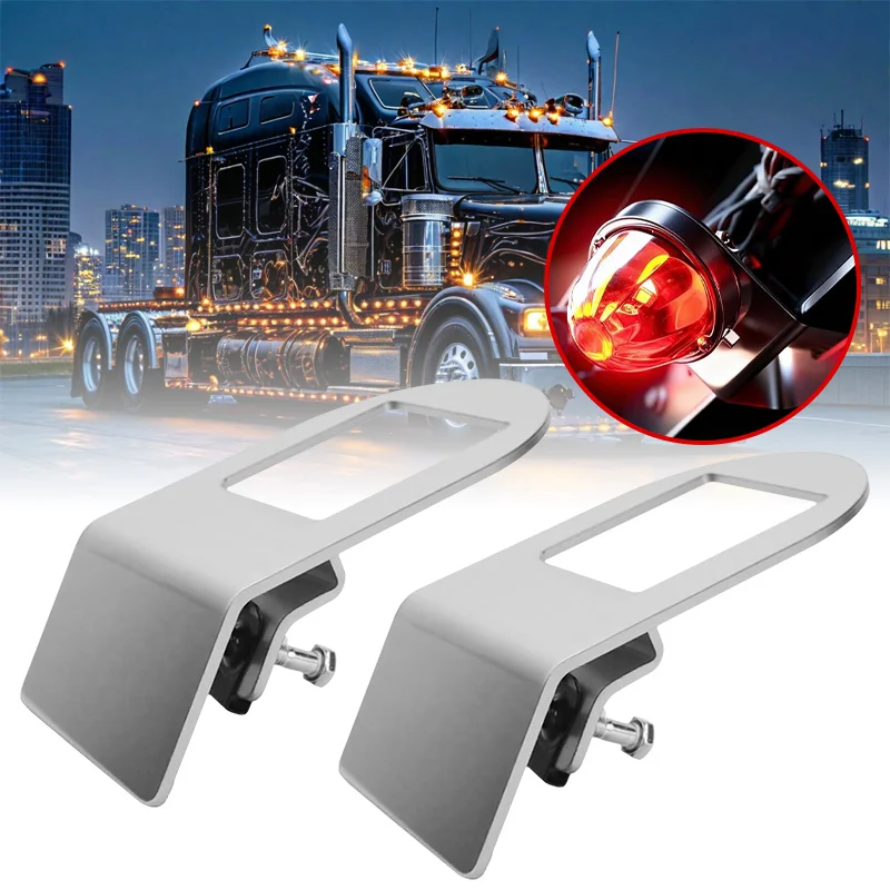 2Pcs Universal Clamp Style Watermelon Under Glow Frame Bracket Shift Mount Only Truck