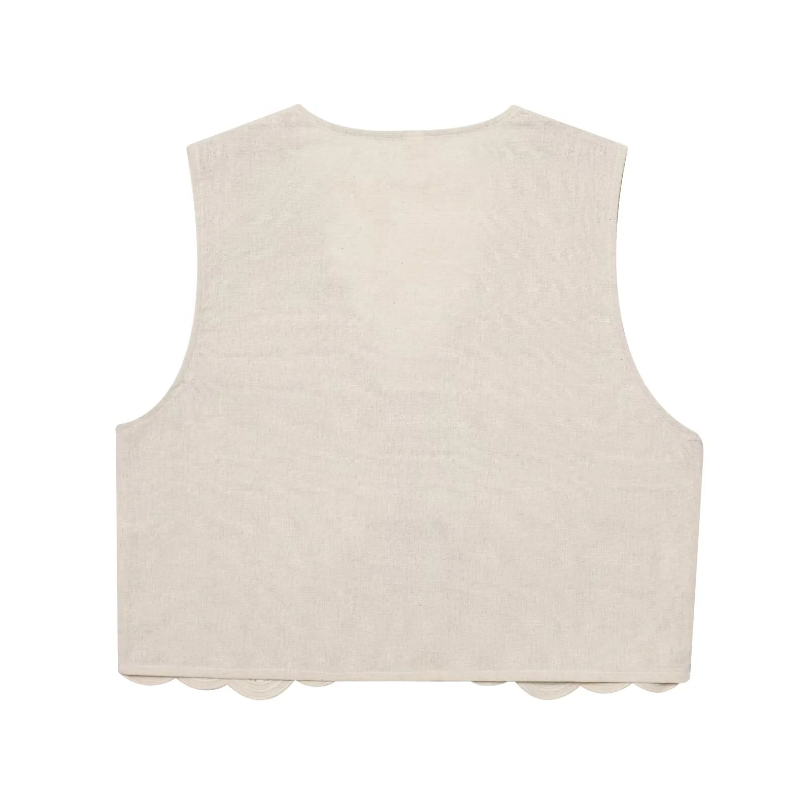 Estilo de verão feminino corte bordado rendas colete superior étnico nicho colete curto para roupas da moda