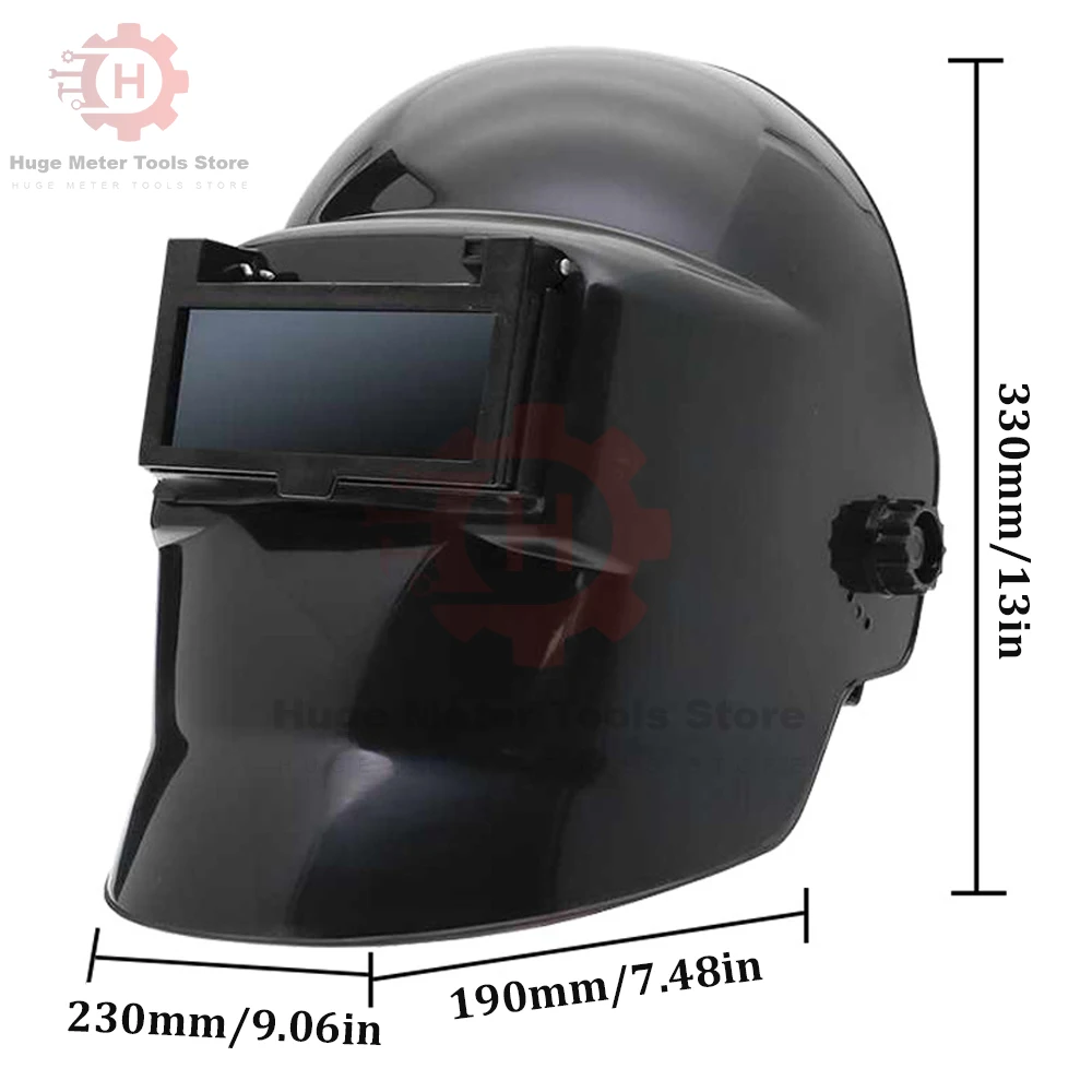 Welding Helmet Welder Mask Secondary Protection Full Face Automatic Dimming Electric Welding Mask For Arc Weld Grind Cut