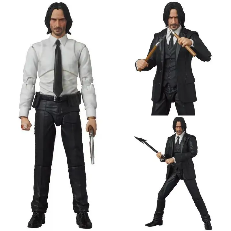 لعبة ميديكوم مافيكس 212 جون ويك 16 سم مجسمة - هدية لعبة مجسمة قابلة للجمع #3