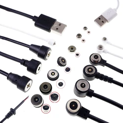 1 Set 4 5 6 7.5 8.5 10.0 MM Magnetic DC Smart Water Cup Charging Connector 2A High Current Strong Force LED Light Power Socket