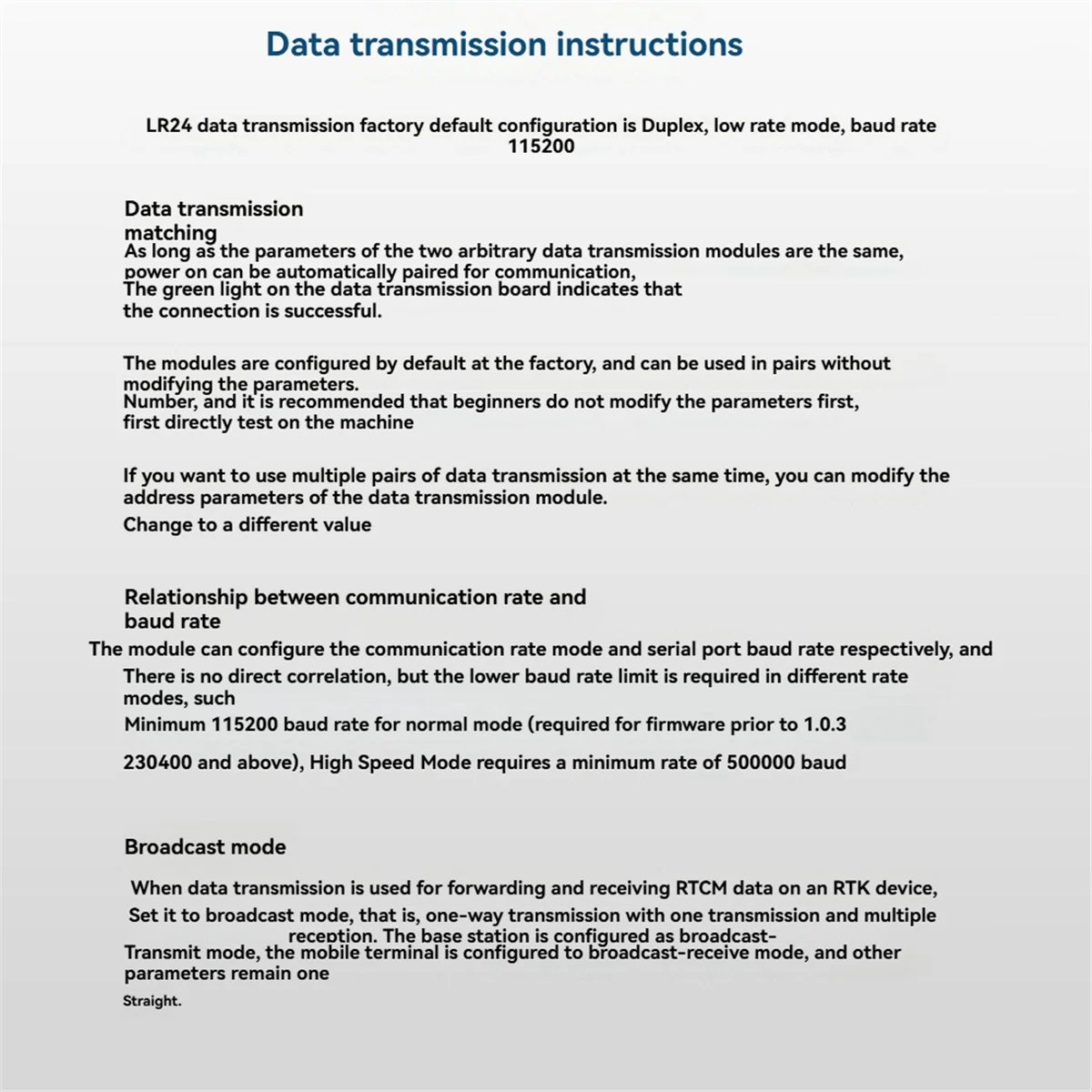 

Новый 2 шт. LR24-F 2,4G 10 км LoRa модуль радиотелеметрии 500 МВт для Pixhawk Ardupilot PX4