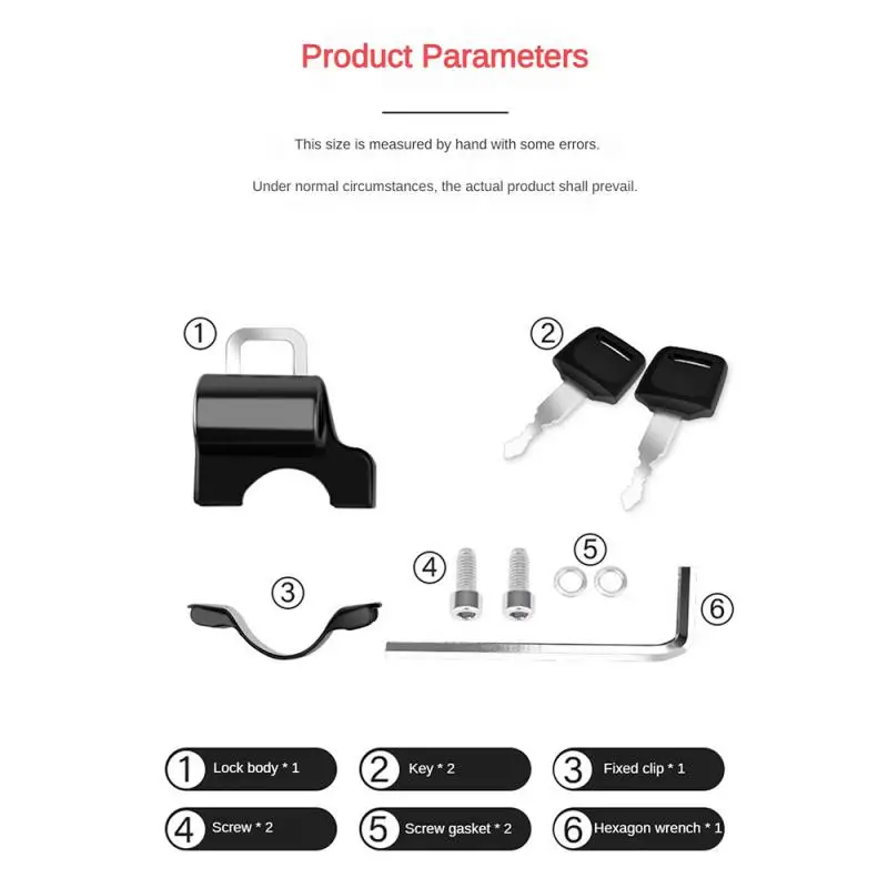 Универсальный антикоррозийный замок для электрического велосипеда, легкая установка, удобный Многофункциональный замок для электрического велосипеда