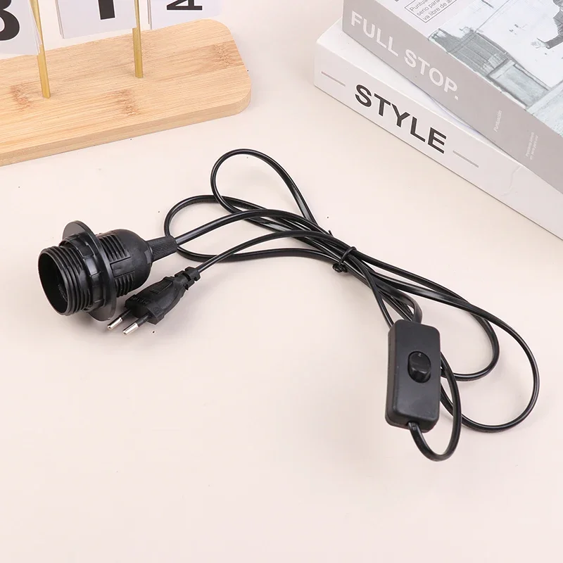 

Светодиодный светильник Адаптеры для розеток и шнура с переключателем 1,8 м Вилка европейского/американского стандарта E27 Держатель лампы с полными зубьями Подвесной шнур питания