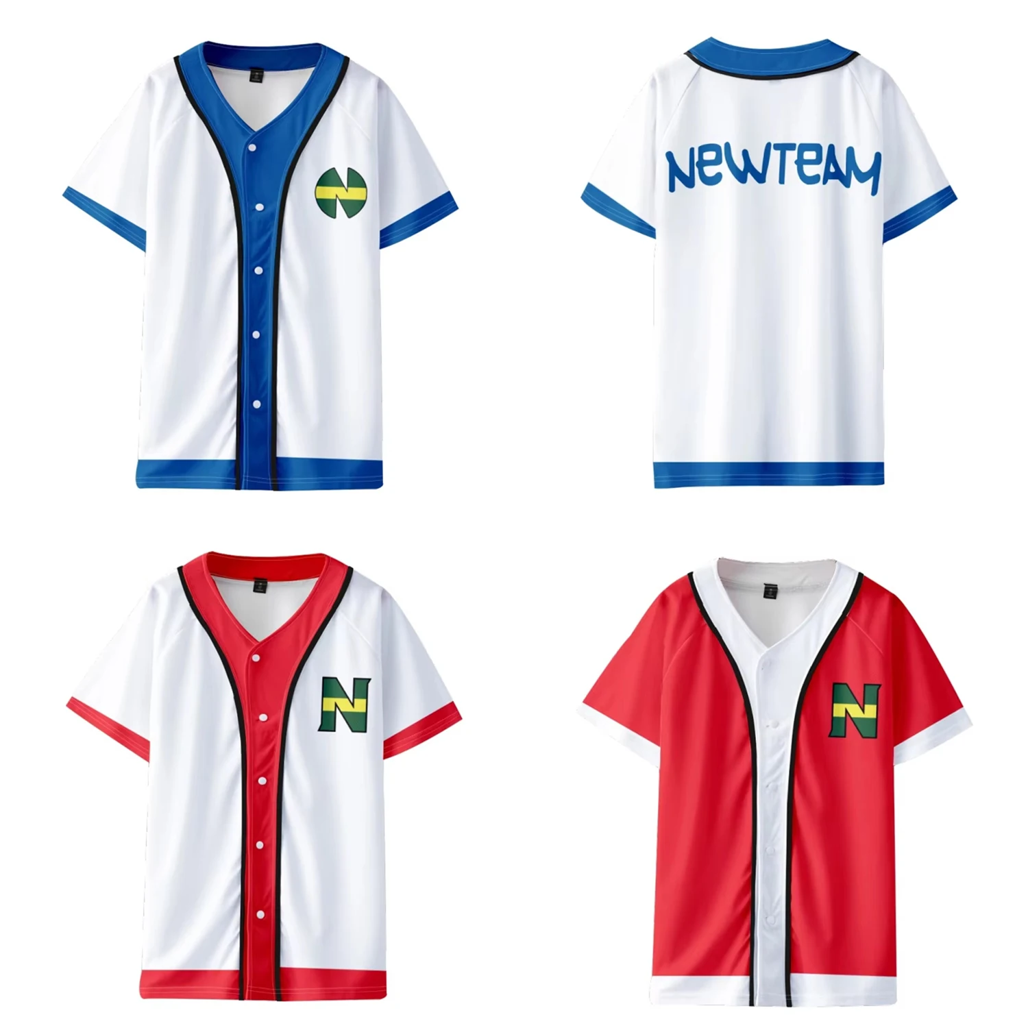 Anime Captain Tsubasa Ozora Tsubasa Kojiro Hyuga Costume Unisex Motorcycle Baseball Tshirt Fashion Jacket Soccer Jerseys Uniform