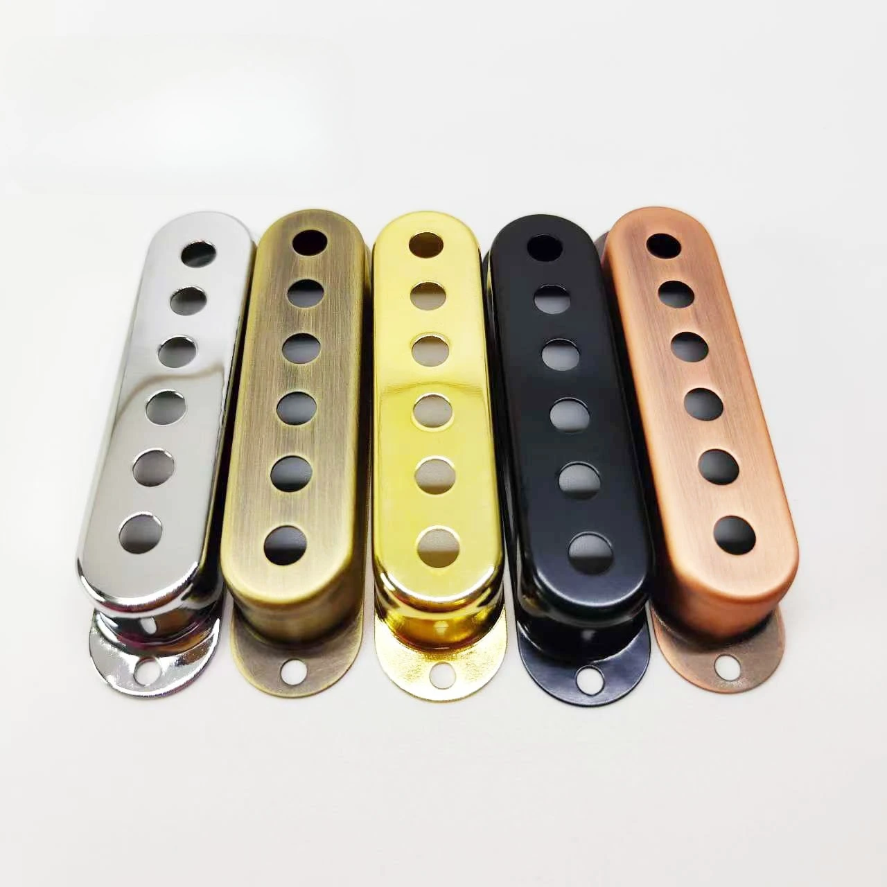 

Крышка для звукоснимателя электрогитары S/T S/Q, металлическая латунная, для однокатушечного звукоснимателя, корпус звукоснимателя, медный кожух