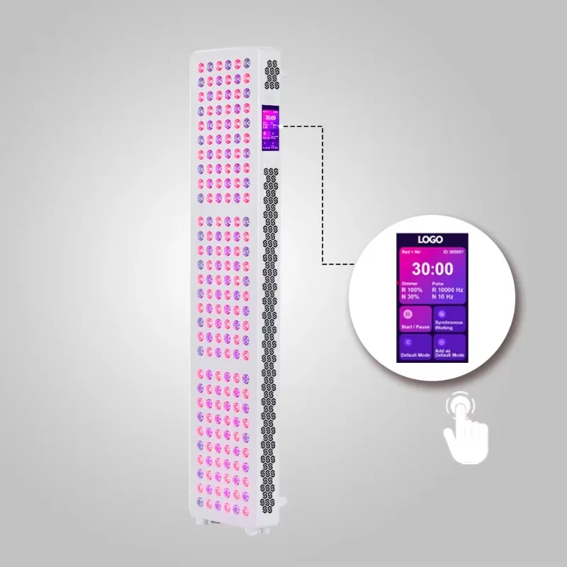 

Newly Design Red Therapy Light Single Chip 660nm 850nm Red Light Therapy Panels With LCD Touch Screen