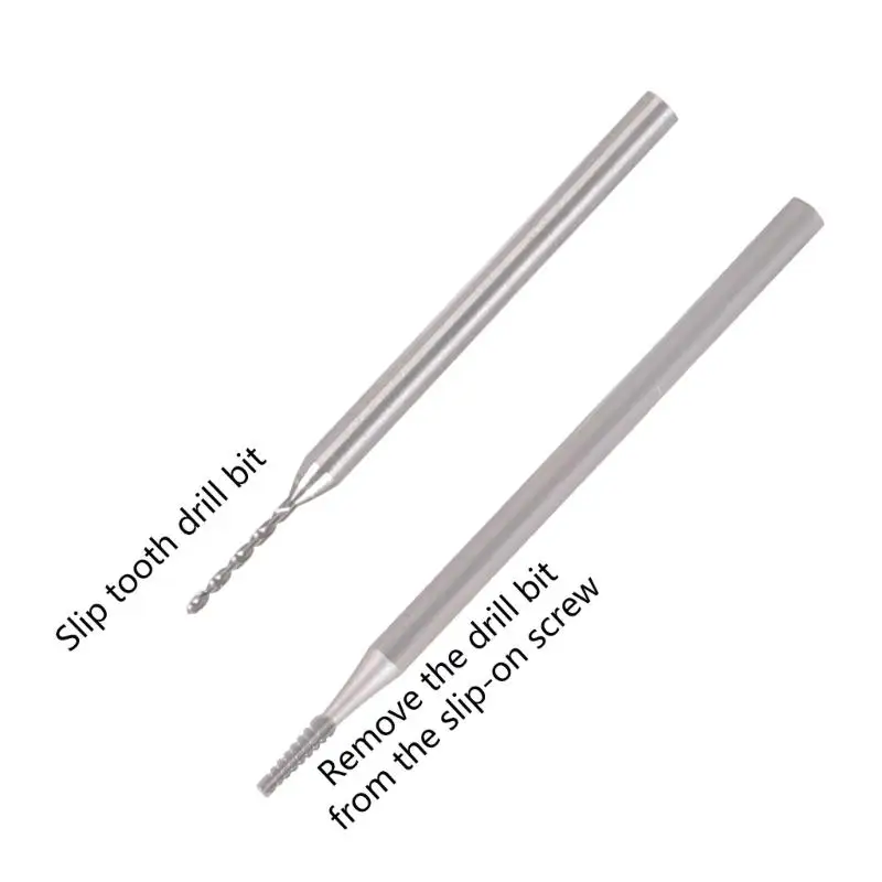 652F Sliding Thread Drill Bit Set for Stripped Screw Removal Easy Reverse Out Damaged