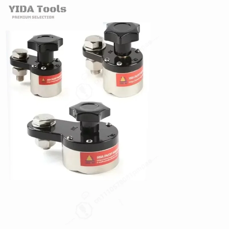 On Off Magnetic Welding Ground Clamp Rare Earth Switchable Magnet Welding Holder 200A 300A 600A