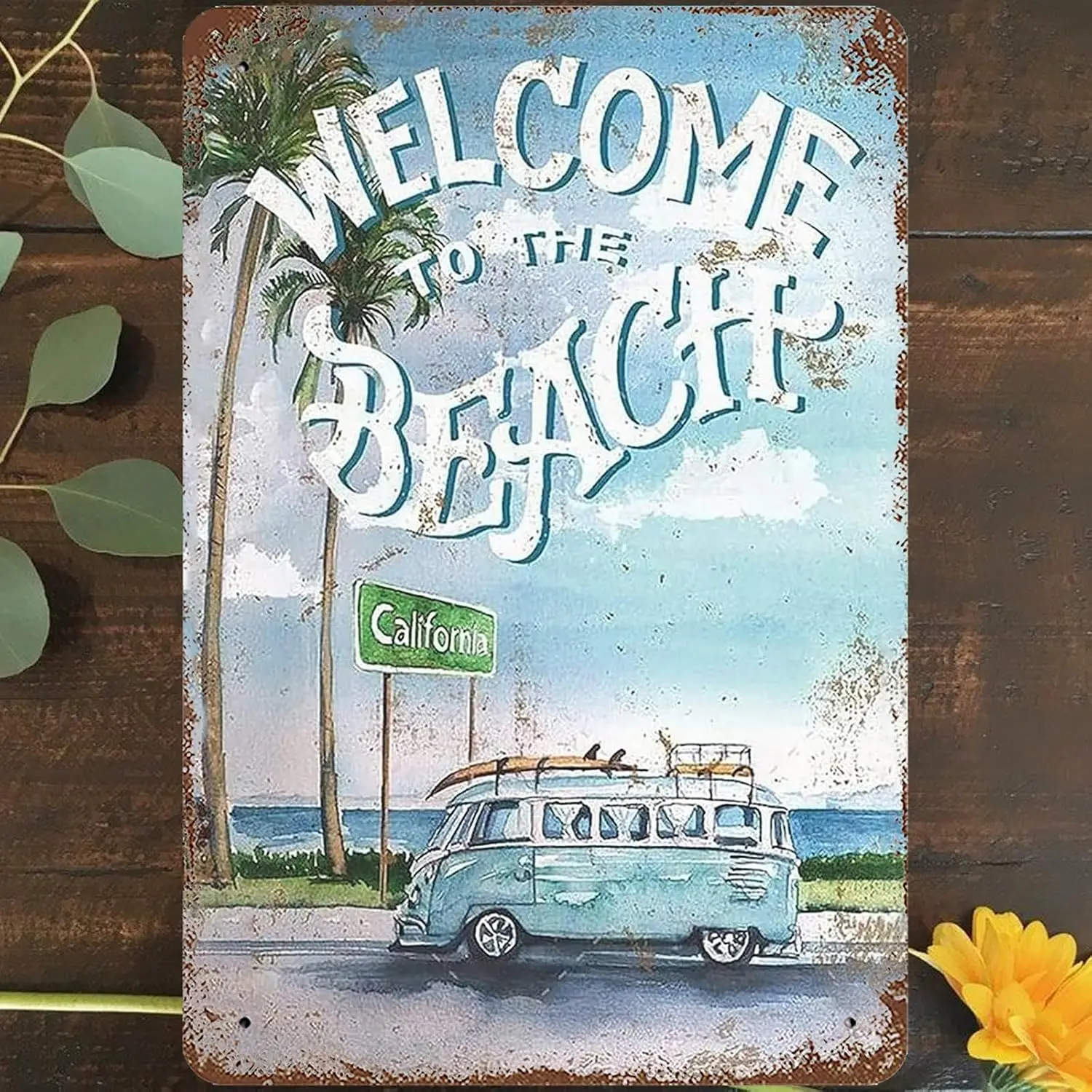 Vintage Metal Tin Sign 8