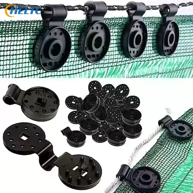 Shade Net Installation Acc PE Shade Net Fixing Clips Durable Plastic Shade Net Fixing Clip Reusable Easy Install For Outdoor Use