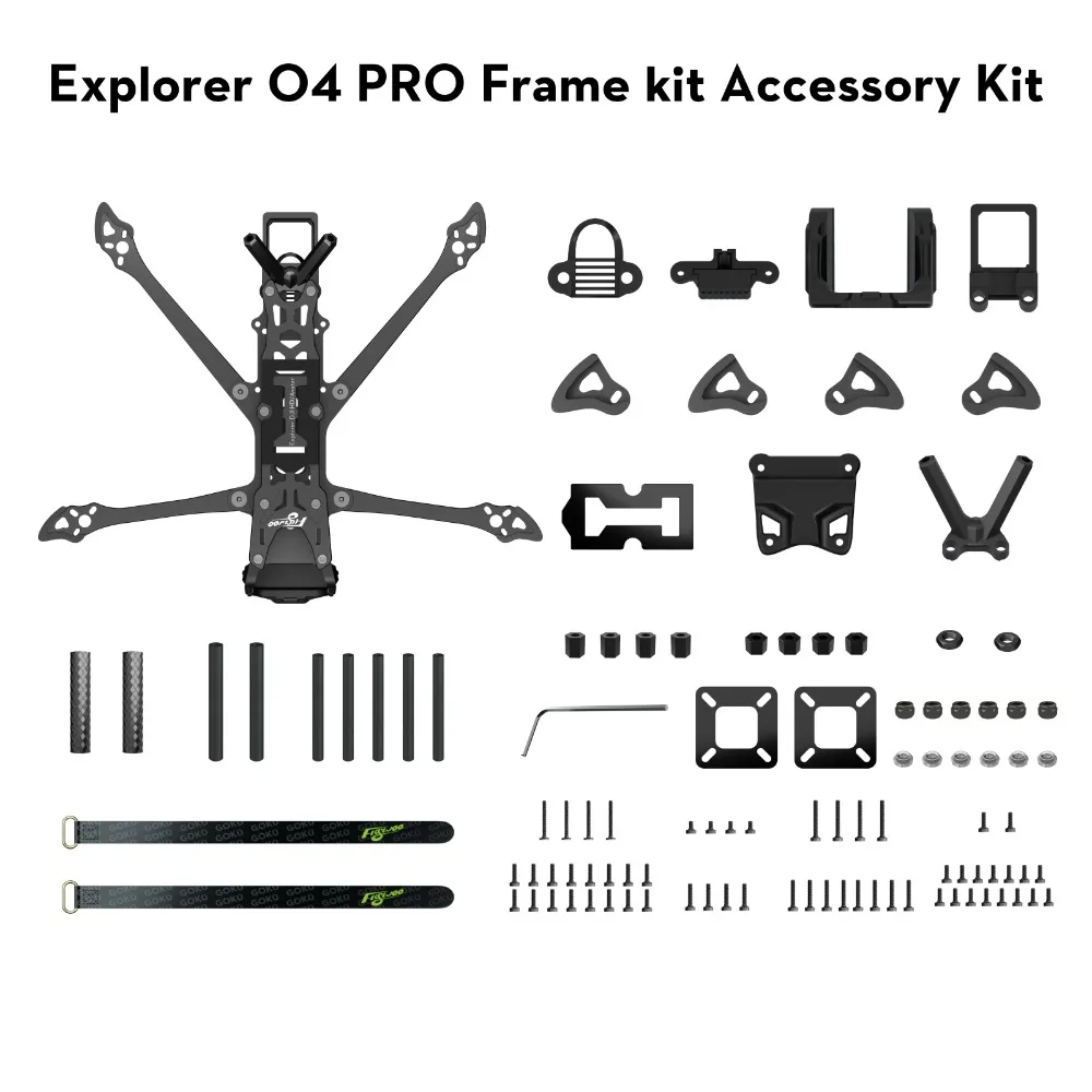 Flywoo Explorer LR O3/O4/O4 PRO LR 4 ''Kit de cadre Walksnail le drone Fpv Ultra-Compact ultime, pièces de bricolage, accessoires RC