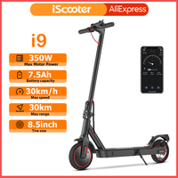 I9 inch Electric Scooter 350W 7.5Ah Scooter for Adults 30 km/h Speed 30km Max Range sweet draw Scooter with APP