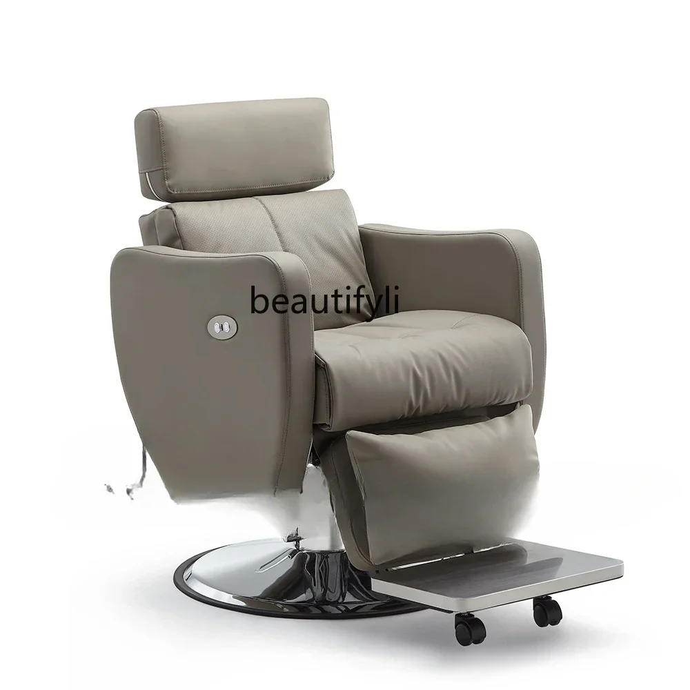 

ss03 Hair Care Shop Chair Can Be Put down Barber Chair Hairdressing Chair Lifting Large Chassis Hair Cutting Seat