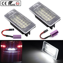 2x Error Free White Led License Plate Lights Tail Lamp For Volkswagen VW Jetta MK6 MK7 Tiguan MK1 MK2 Touran Caddy MK4 Golf 6 7