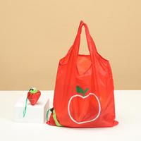 Folding Grocery Bags Large Washable Shopping Bags Foldable Environment-Friendly Pocket Handbags