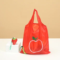 Folding Grocery Bags Large Washable Shopping Bags Foldable Environment-Friendly Pocket Handbags
