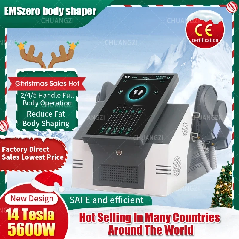 

EMSZERO Beauty Items Slim Machine Nova 14 Tesla Sculpt Hi-emt Machine With 4 RF Handles And Pelvic Stimulation Pa