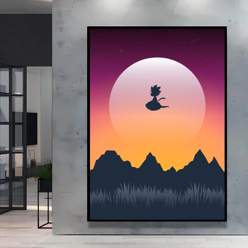 Posters and Prints Dragon Ball Goku Birthday Gifts Wall Art Modern Living Room Children's Bedroom Decor Classic Picture Hanging - view 5