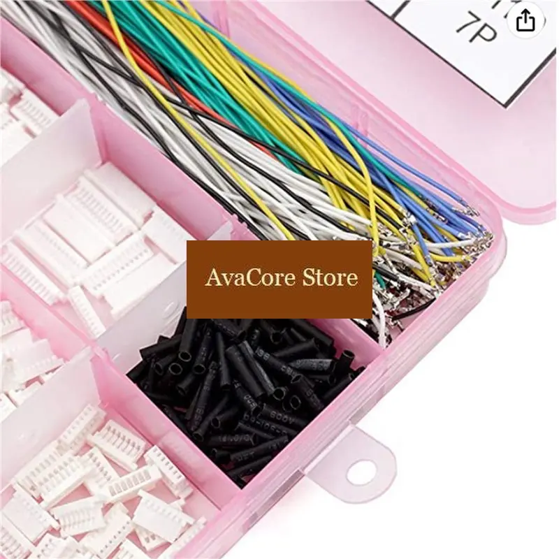 AvaCore10X SH1.0 Connectors And Pre-Crimped Cables SH1.0Mm For FPV Drone Flight Controller 15Cm Wire