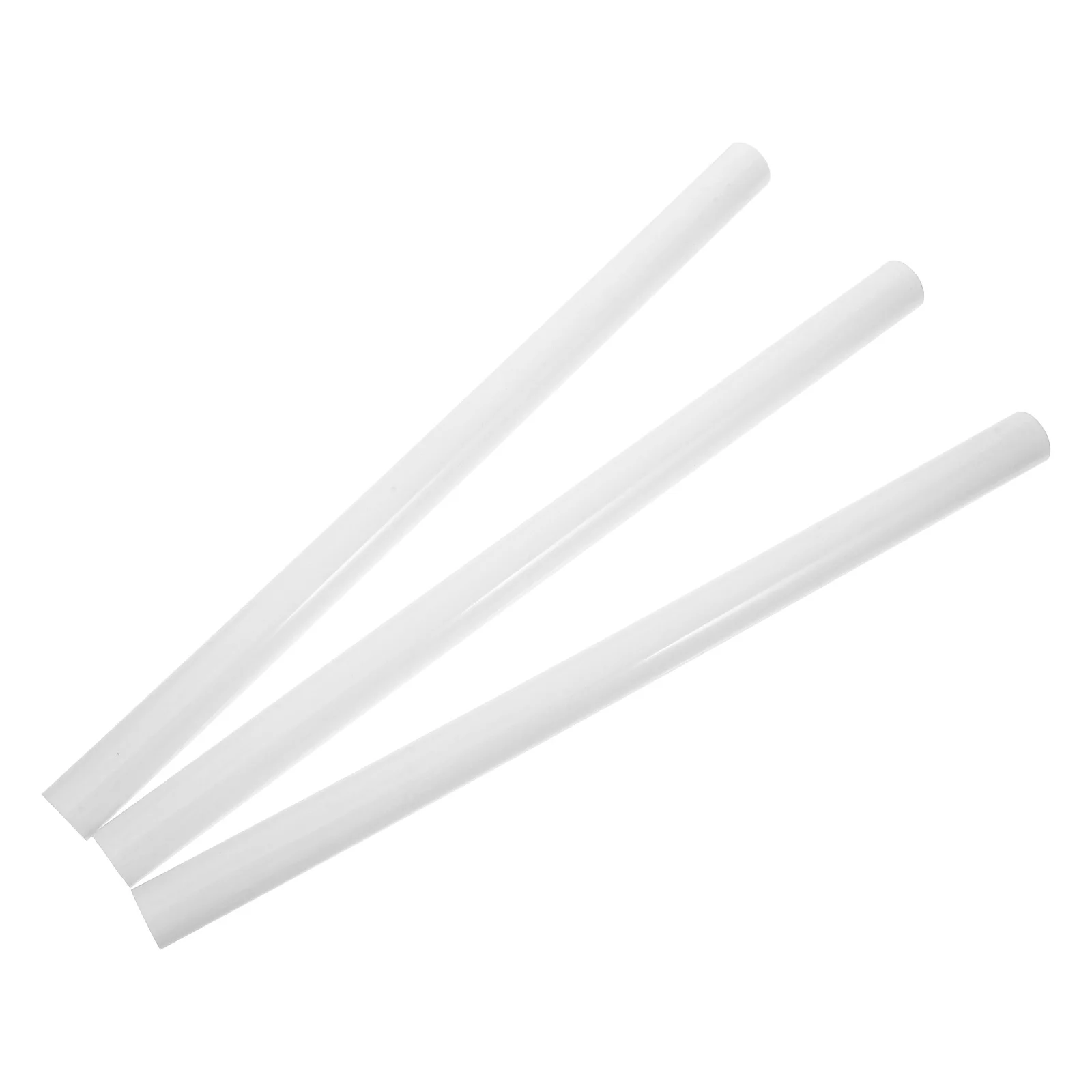 3 قطعة أنبوب حماية الفن الزخرفي الأبيض البلاستيكية حاوية الشحن البريدية لملصق مخطط خريطة تخزين لفة الناقل #6