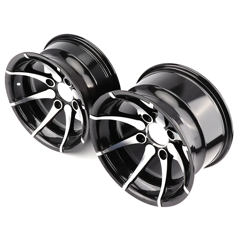 4PCS 12-inch Aluminum Alloy Rims for ATV Quad Bikes Karts - Front & Rear Wheel Set Tubeless Tires Compatible All-Terrain Vehicle - view 5