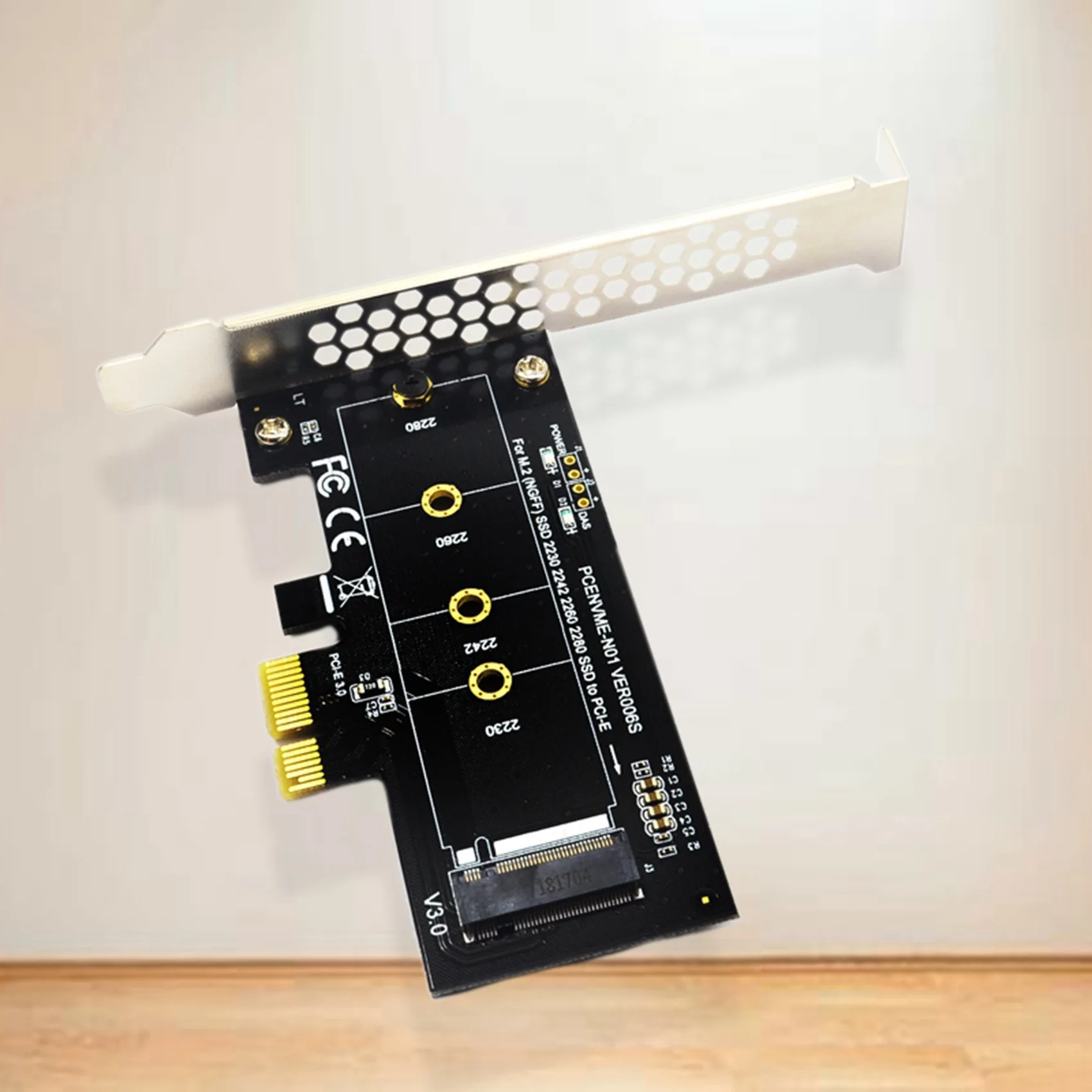 Adattatore PCIE a M2 2X PCI Express 3.0 X1 a NVME SSD M2 Adattatore PCIE Raiser Supporto 2230 2242 2260 2280 SSD M.2