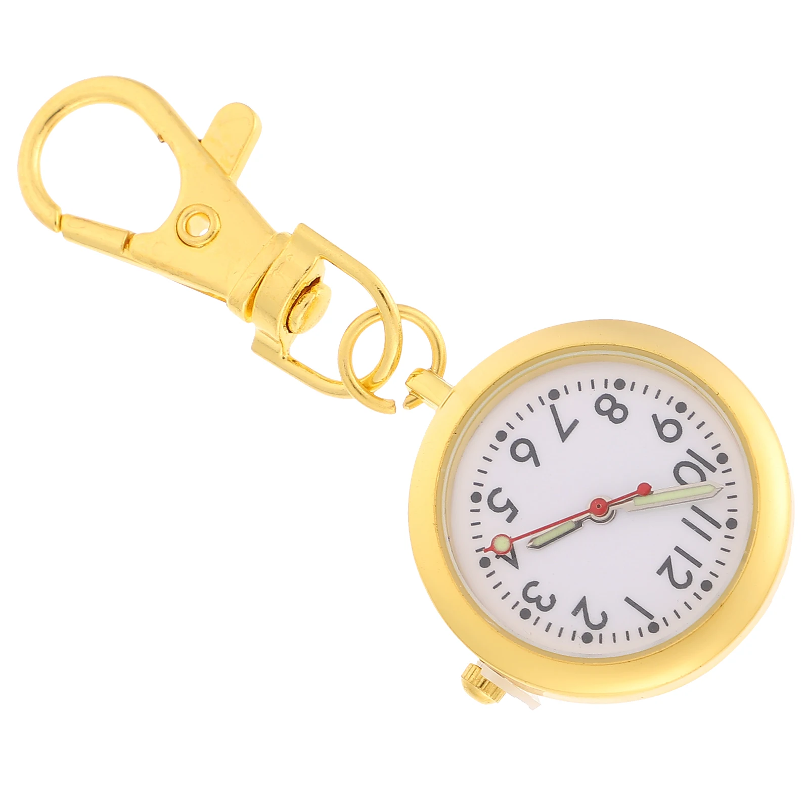 Nurse Watch Nursing Nurses Badge Accessories Pocket For Keychain with Metal Keyring