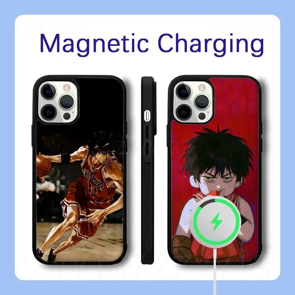 

S-Slam Dunk Rukawa Basketball Phone Case For iPhone 17,16,15,14,13,12,11,Pro,Max,Plus,Air,Mini,SE Magsafe Wireless Charging
