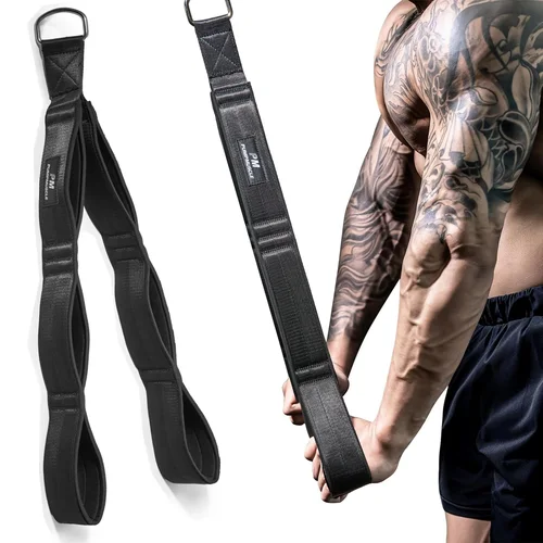 Asas de fijación de cable de cuerda para tríceps, cuerda para tirar hacia abajo de tríceps para flexiones, golpes, mismo material que las cinturones de seguridad