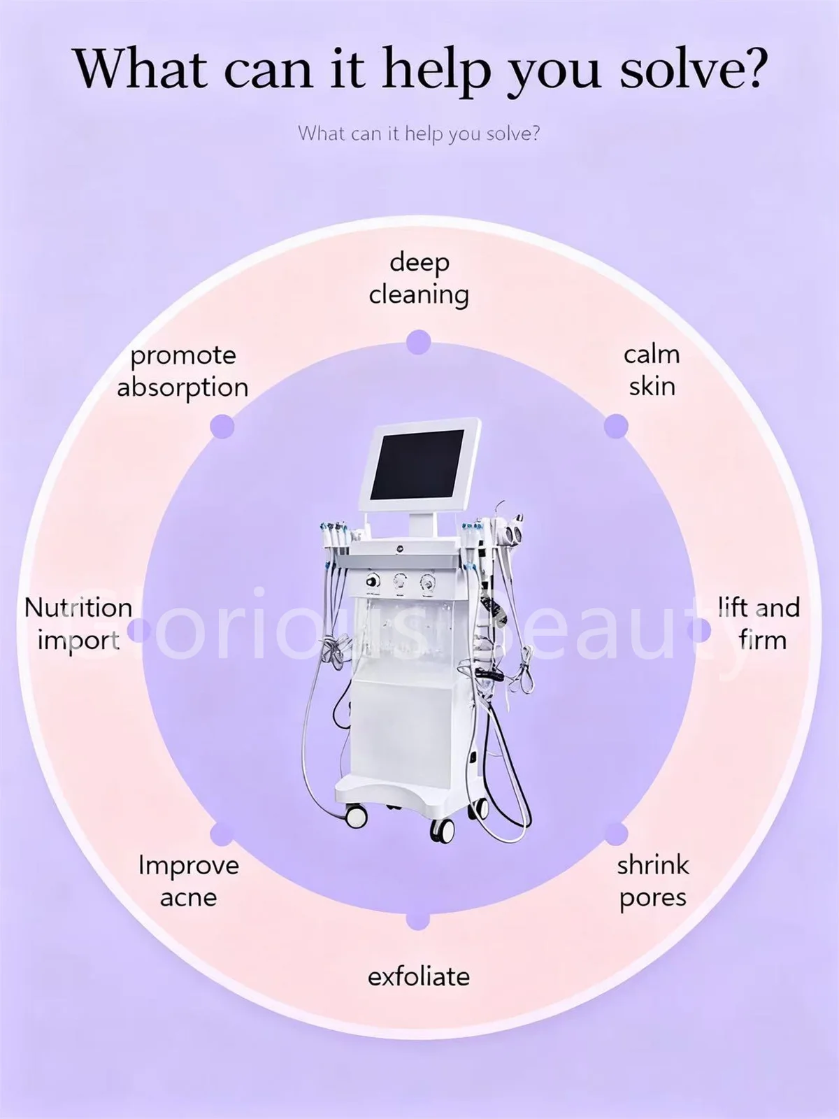 Novo 14 em 1 hidro branqueamento cuidados com a pele anti-envelhecimento máquina de beleza firmando a pele remover cravos poros limpos dispositivo facial machin