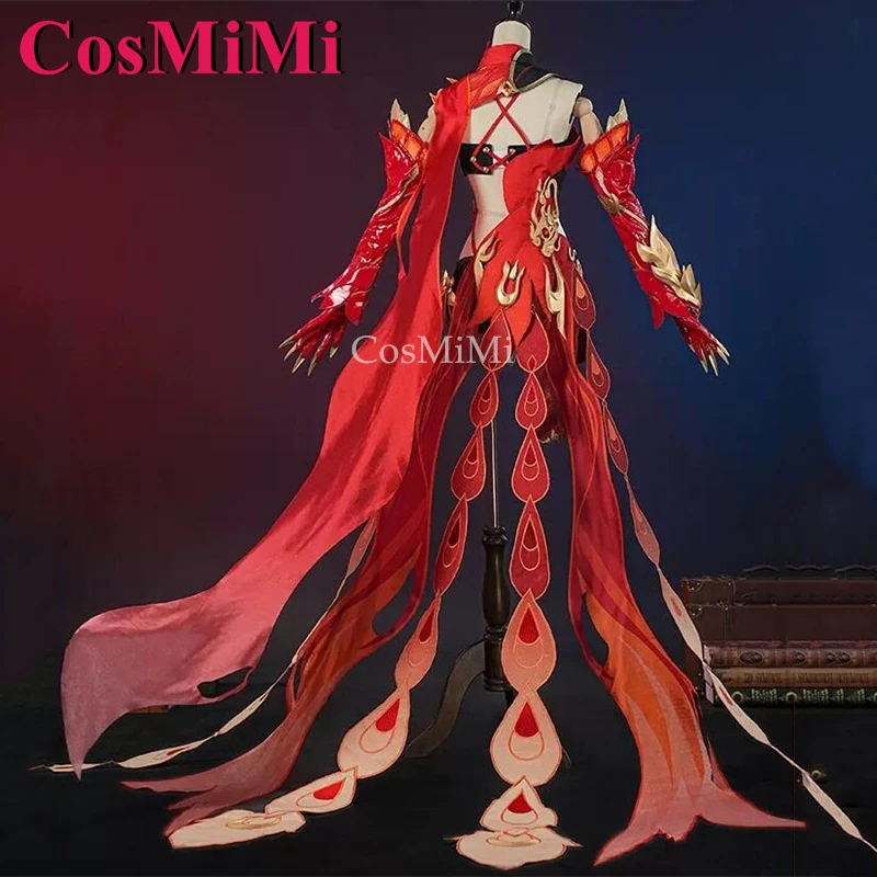 CosMiMi Fu Hua Cosplay Game Honkai Impact 3 Costume Fashion Sweet Elegant Combat Uniform Carnival Party Role Play Clothing S-XXL