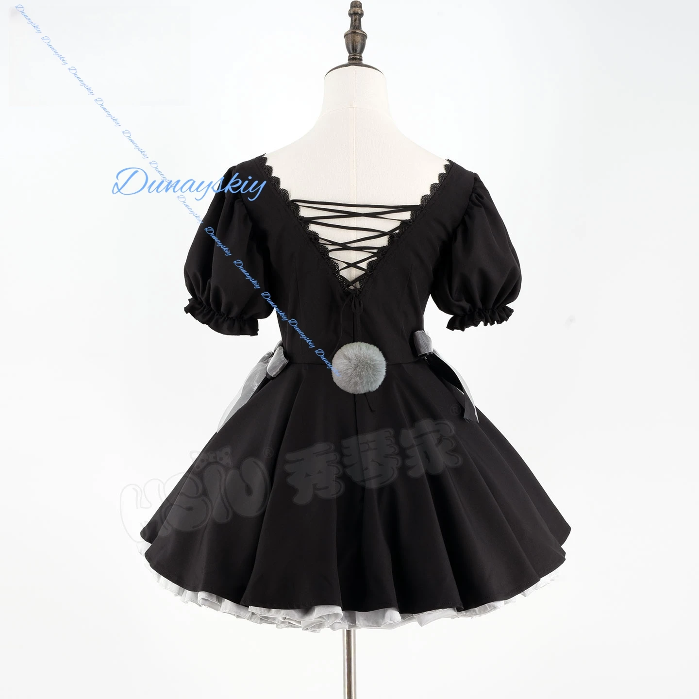 ชุดคอสเพลย์สุอา ชุดเดรสสีดำสำหรับผู้หญิง ชุดเอเลี่ยน ชุดกระต่าย ชุดคอสเพลย์อนิเมะ ชุดฉลองครบรอบ 3 ปี พร้อมวิกผม ชุดฮาโลวีน ชุดแต่งกายสำหรับเล่นบทบาทสมมติ