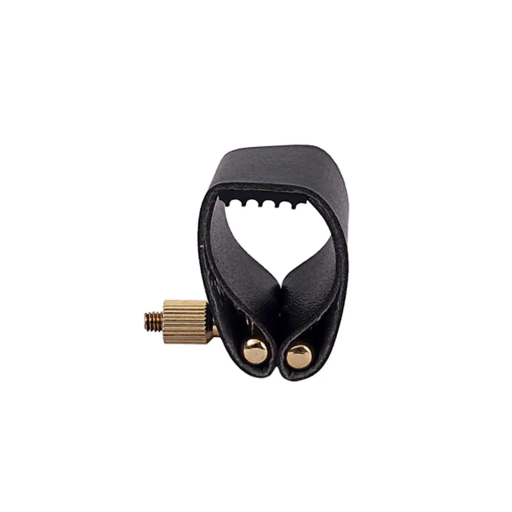 Professional Alto Saxophone Mouthpiece Clip for Beginners and Artists Sturdy Screw Design Stable Tube Support Embossed Flute