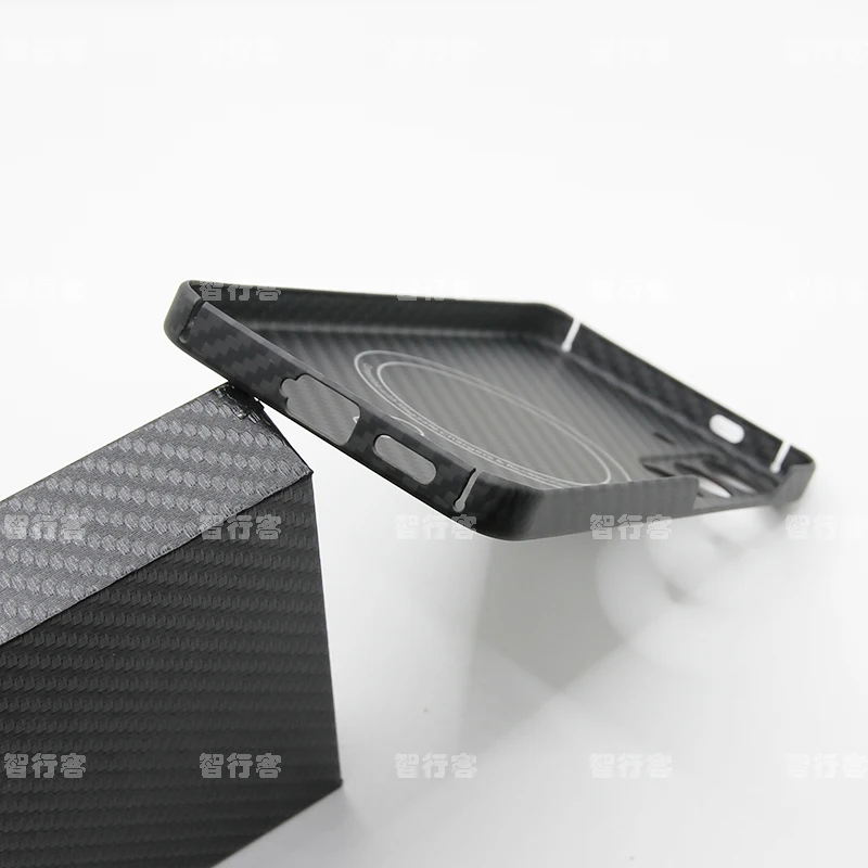 ZXKE True fiber Case For Samsung Galaxy S24 S24Plus Embedded Iron Sheet Magnetic Car Support Magsafe Aramid Fiber Shell