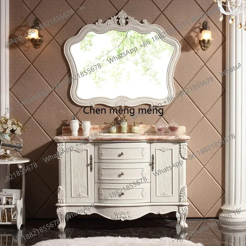 

Light Luxury European Bathroom Cabinets Oak Floor-to-ceiling Bathroom Cabinets Bathroom Home Furniture In Particolare