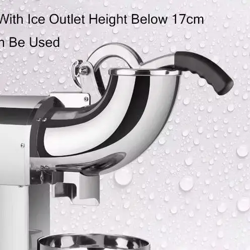 

Snow Cone Machine Commercial Crushed Ice Machine Maker Ice Crusher